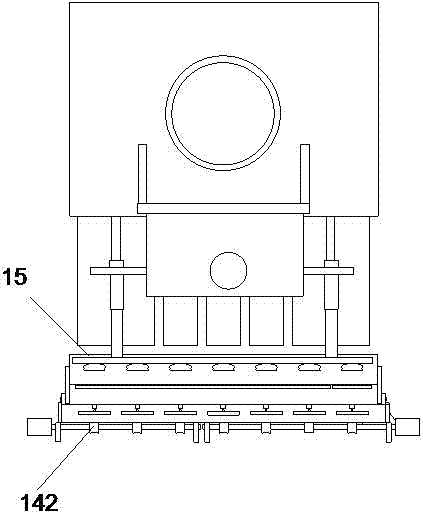 Automatic material dropping and ball inserting device for producing Christmas balls and working method thereof