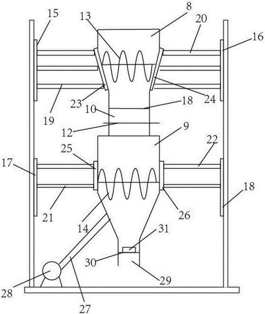 Plastic film absorbing, winding and cooling device and application thereof