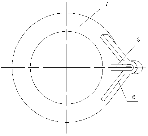 A detection tool for large-diameter external conical surface