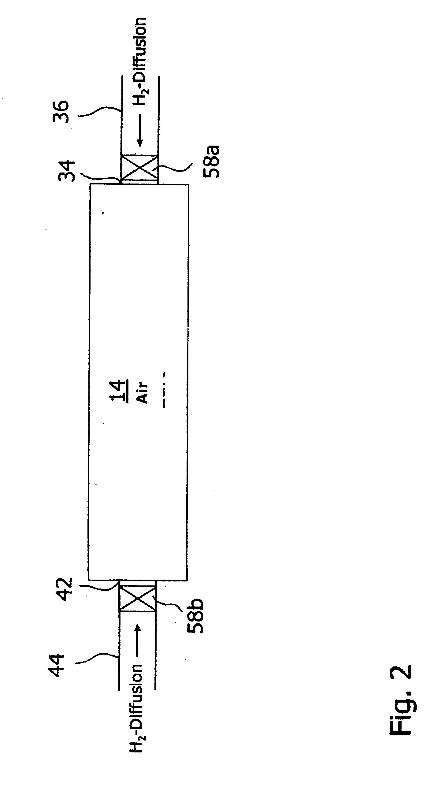 Fuel cell system and shutdown method for a fuel cell system