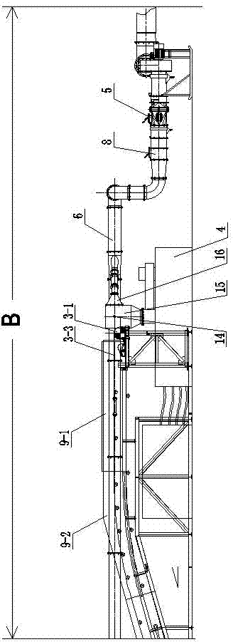 Automatic feeding and dust removing integrating equipment of concrete pump for mine