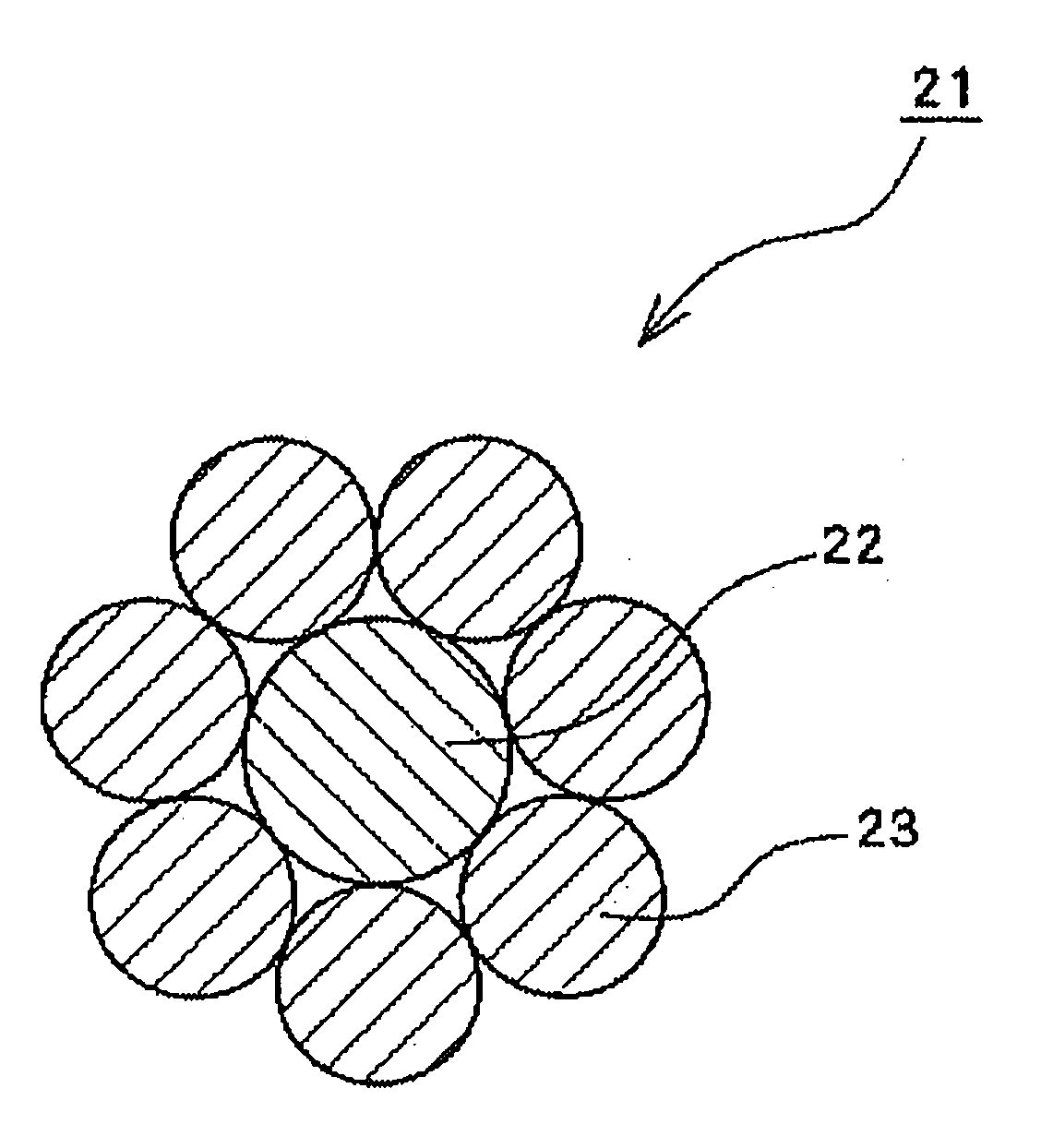 Electric wire for vehicle