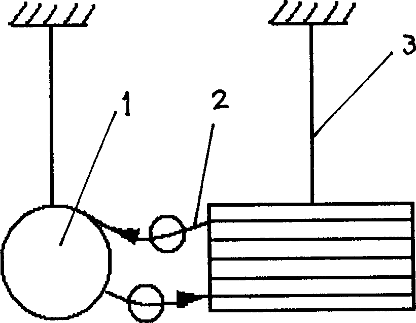 Gravitational wave detecting device