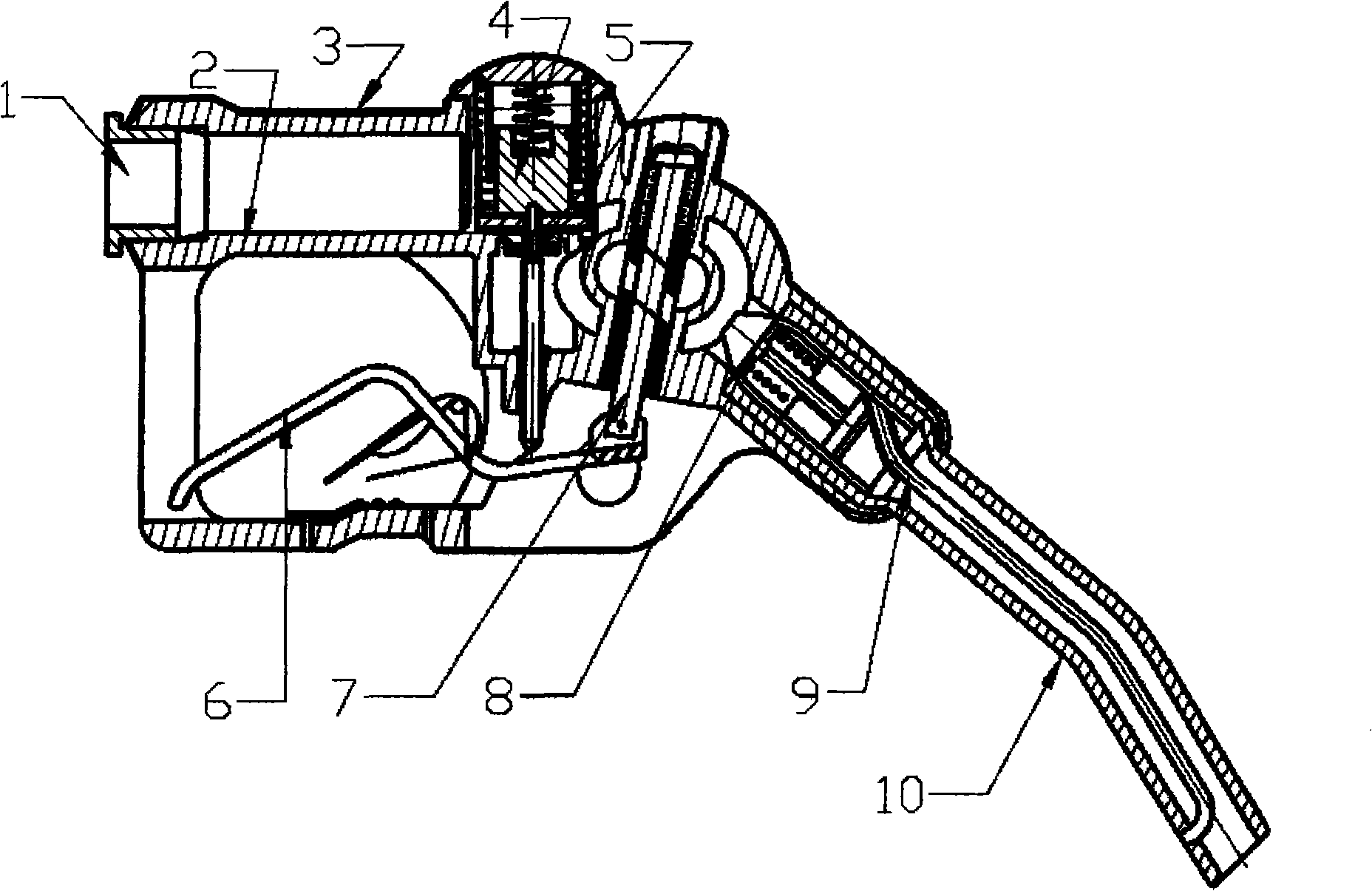 Fuel truck nozzle