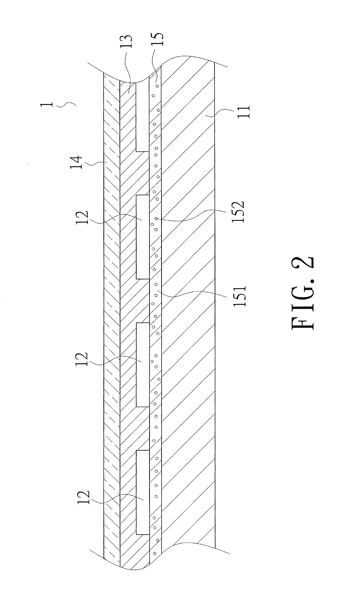 Solar module having uniform light