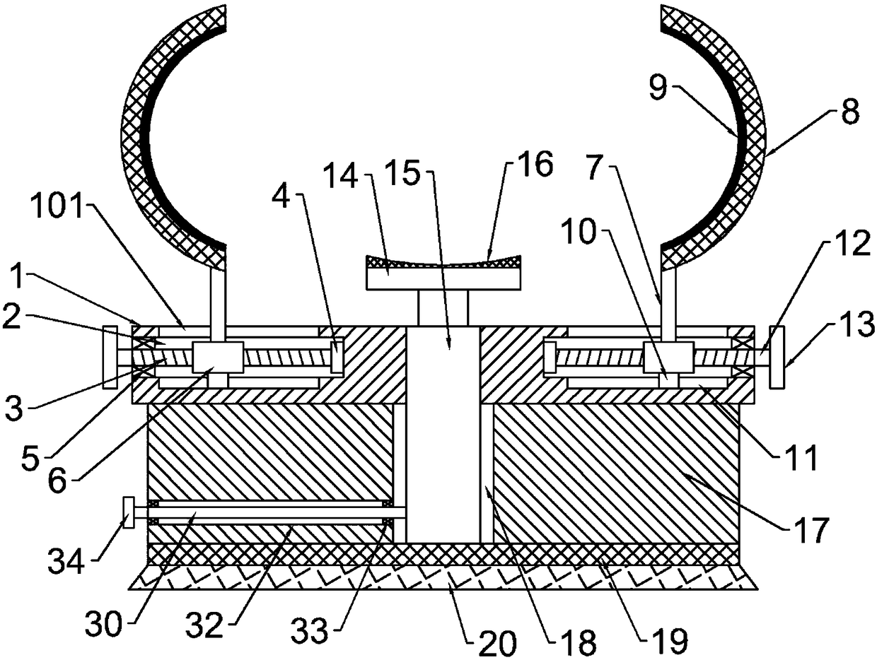 Arm fixing device for transfusion of hospital patient