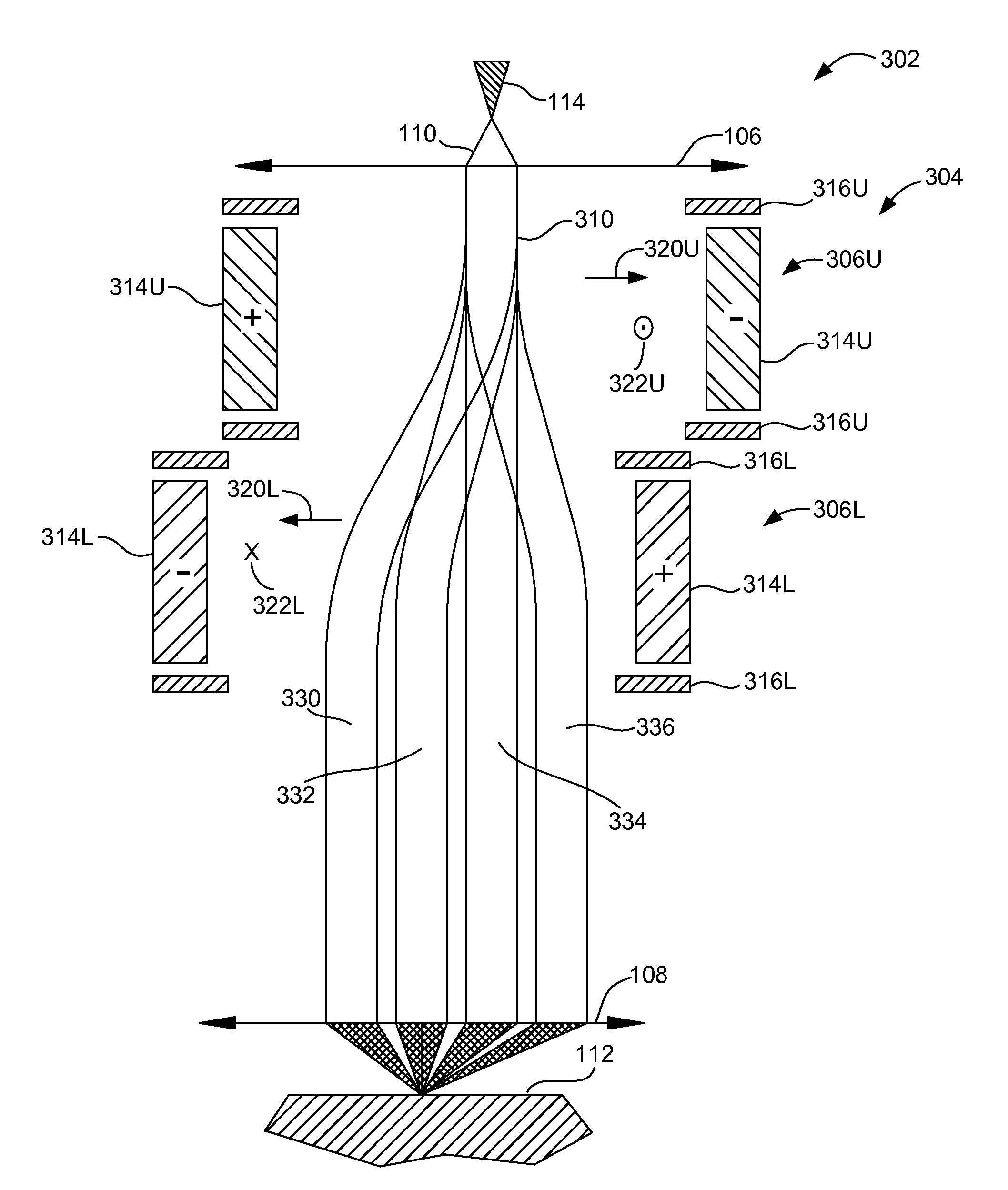 Aberration-corrected wien ExB mass filter with removal of neutrals from the Beam