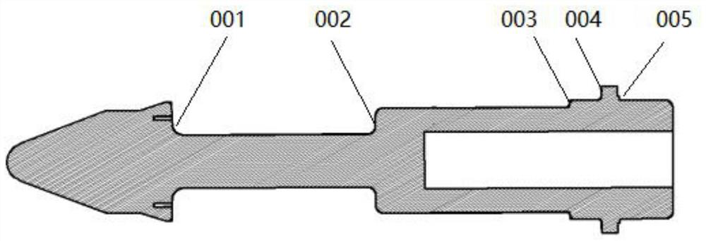 Variable-cross-section large part forming process method