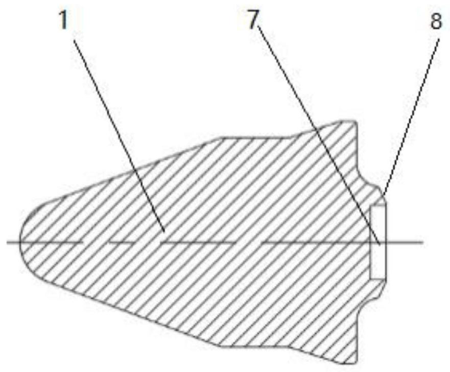 Variable-cross-section large part forming process method