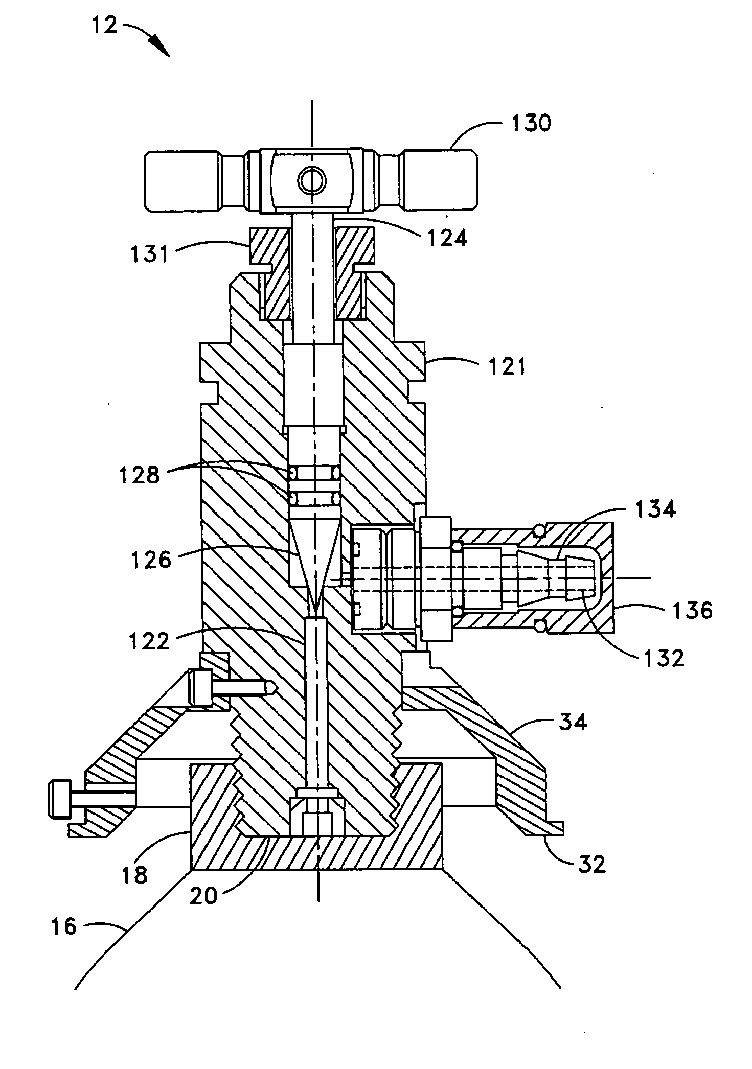 Protected integral gas cylinder with manual on/off and flow control valve