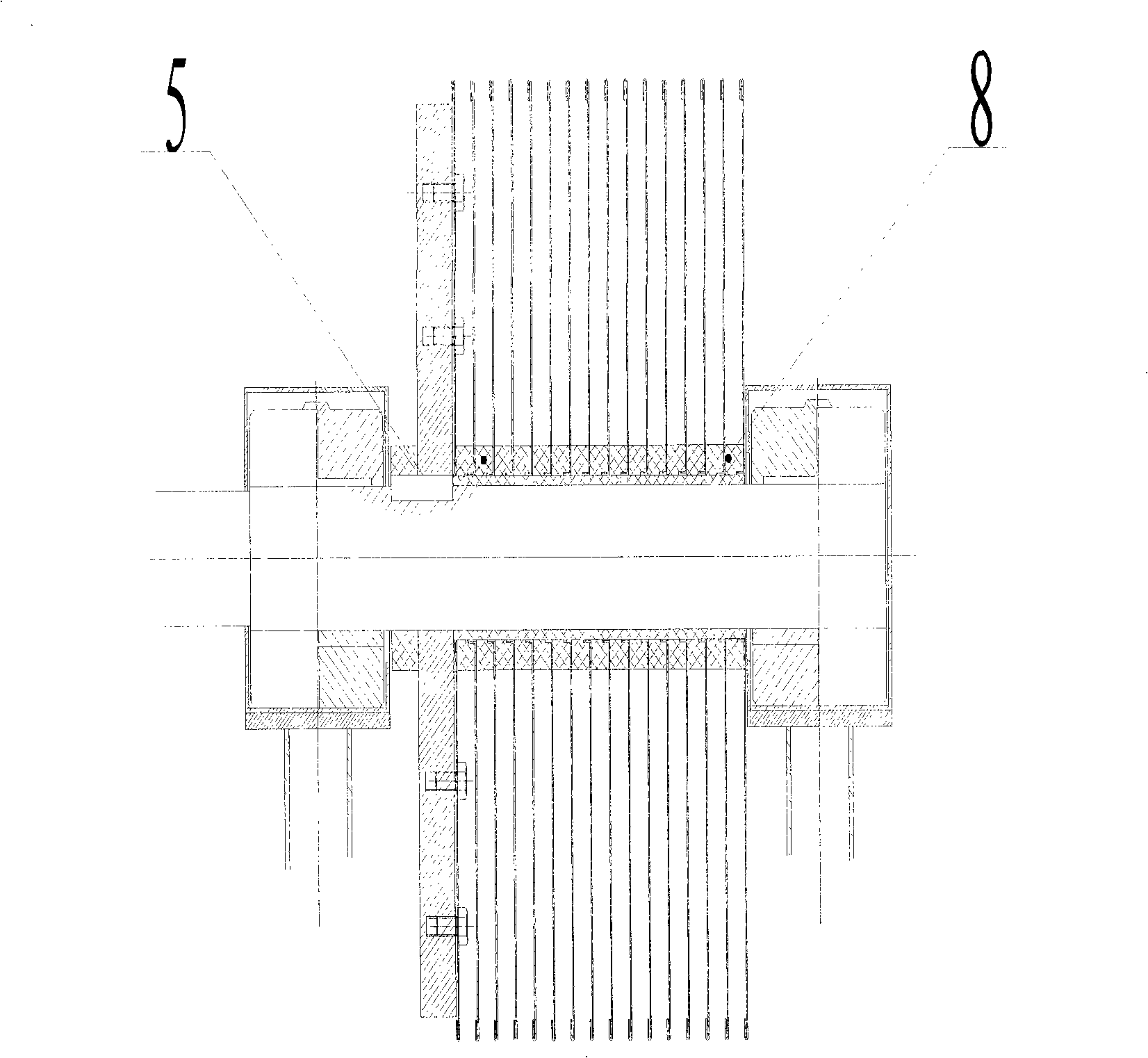 Sector-shaped sun-shading shutter