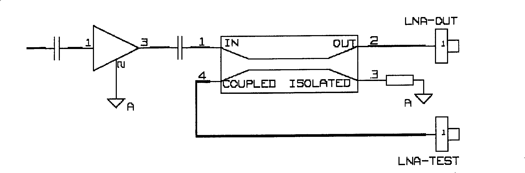 RF front end module online monitoring apparatus and method in CDMA base station