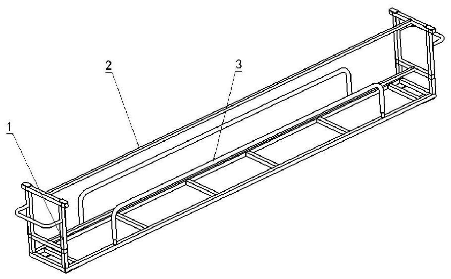 Device and method for clamping irregular frame parts