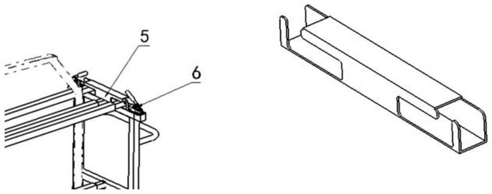 Device and method for clamping irregular frame parts