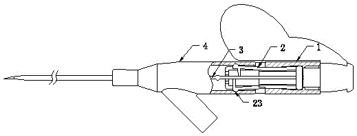 Disposable indwelling needle capable of preventing needle injury