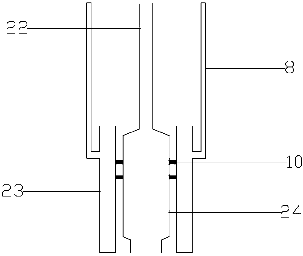 A purification device and method for molten salt