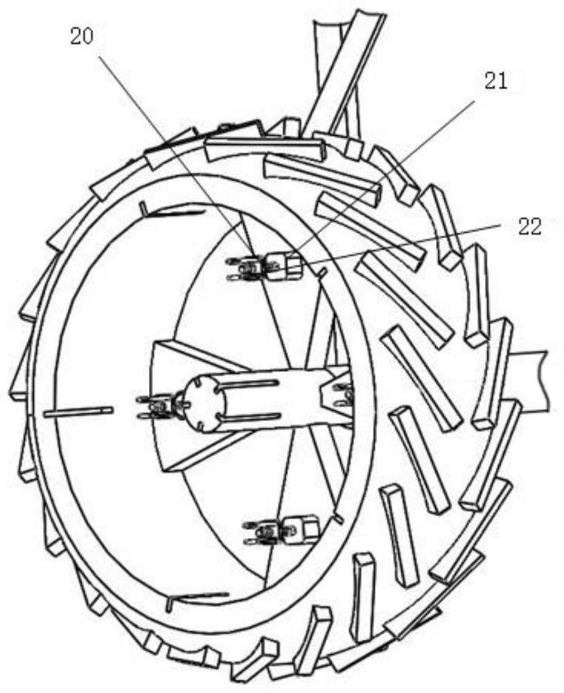 Amphibious garbage collection and classification vehicle