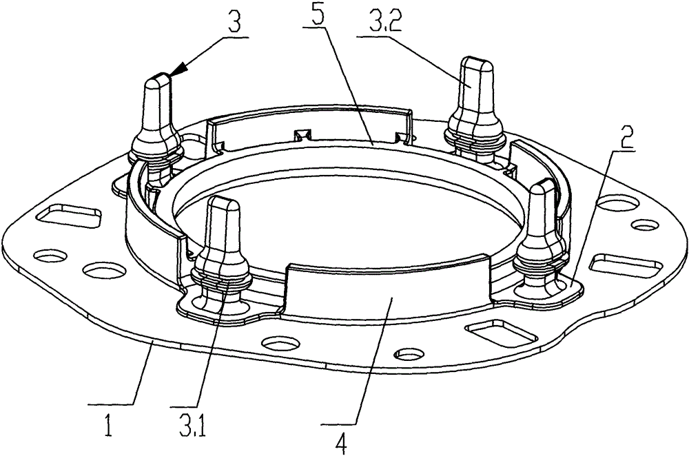 Gas generator shock absorber on steering wheel