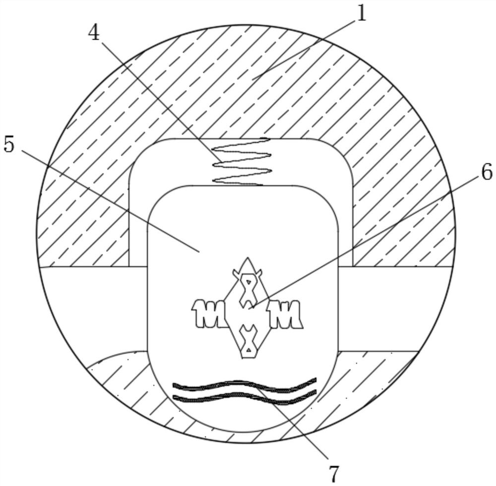 Flame-retardant material quantitative smearing device for textile fabrics