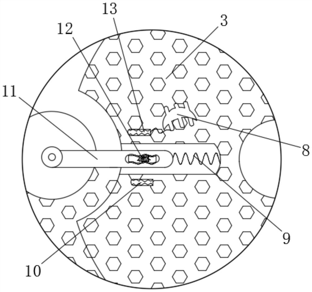 Flame-retardant material quantitative smearing device for textile fabrics