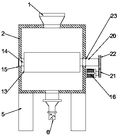 Dust retrograde preventable type sand making machine