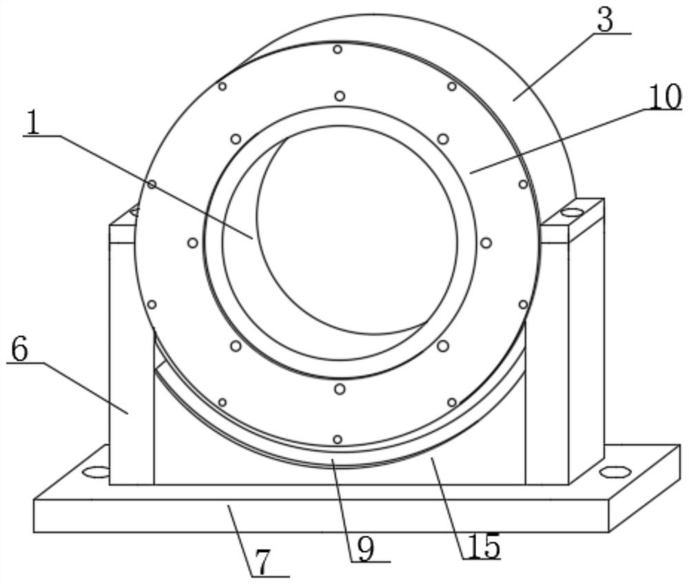 Damping bearing seat