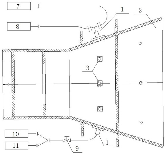 LNG ship pump tower base helium test method