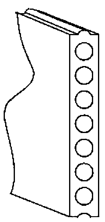 All brick slag recycled aggregate concrete light partition board and making method thereof