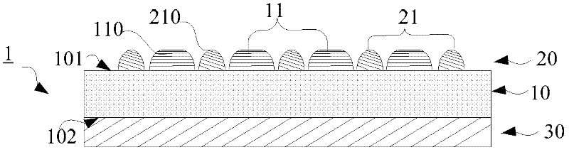 Touch-control array, touch-control sensor, touch-control display screen and touch-control device