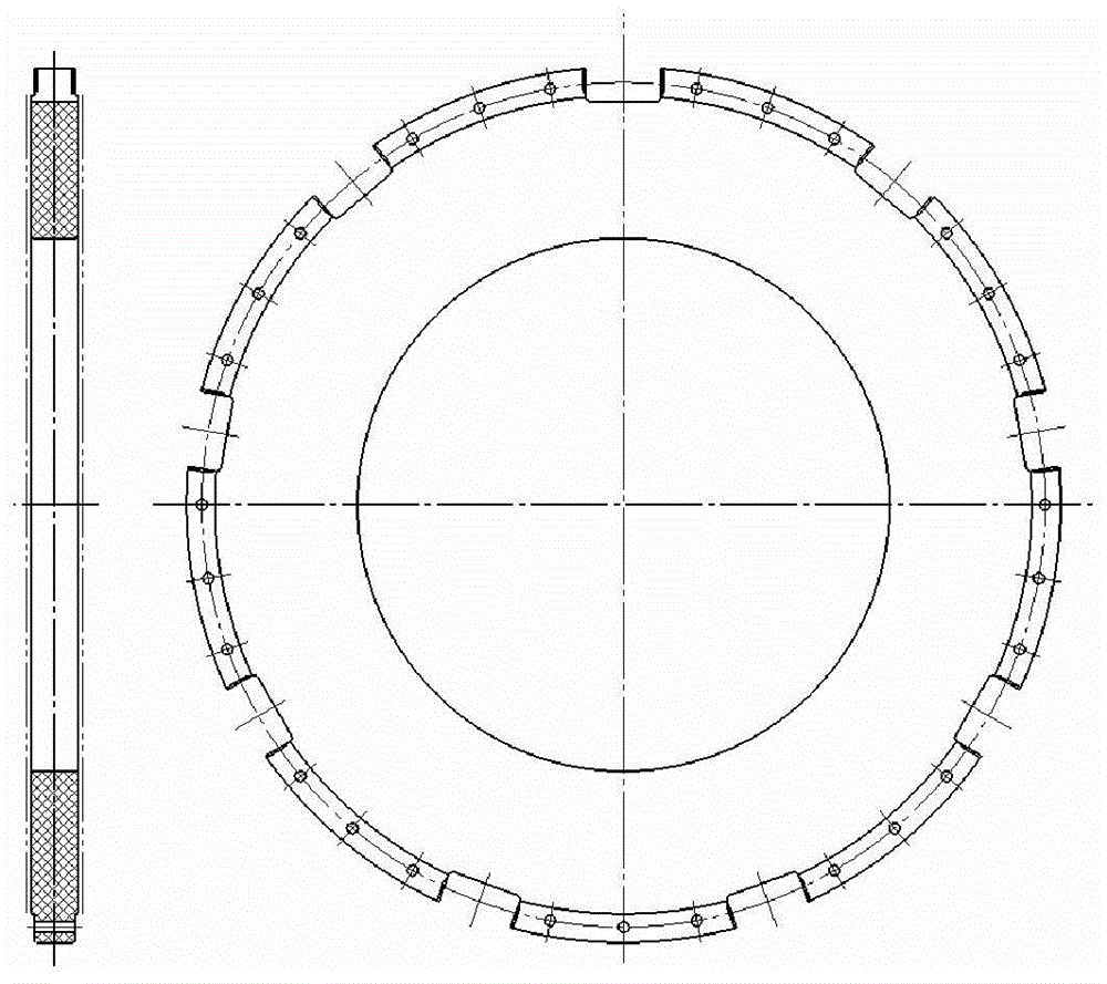 Manufacturing method of carbon/carbon composite material brake disk friction pair for planes