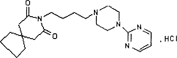 Buspirone hydrochloride slow/controlled release micro pill