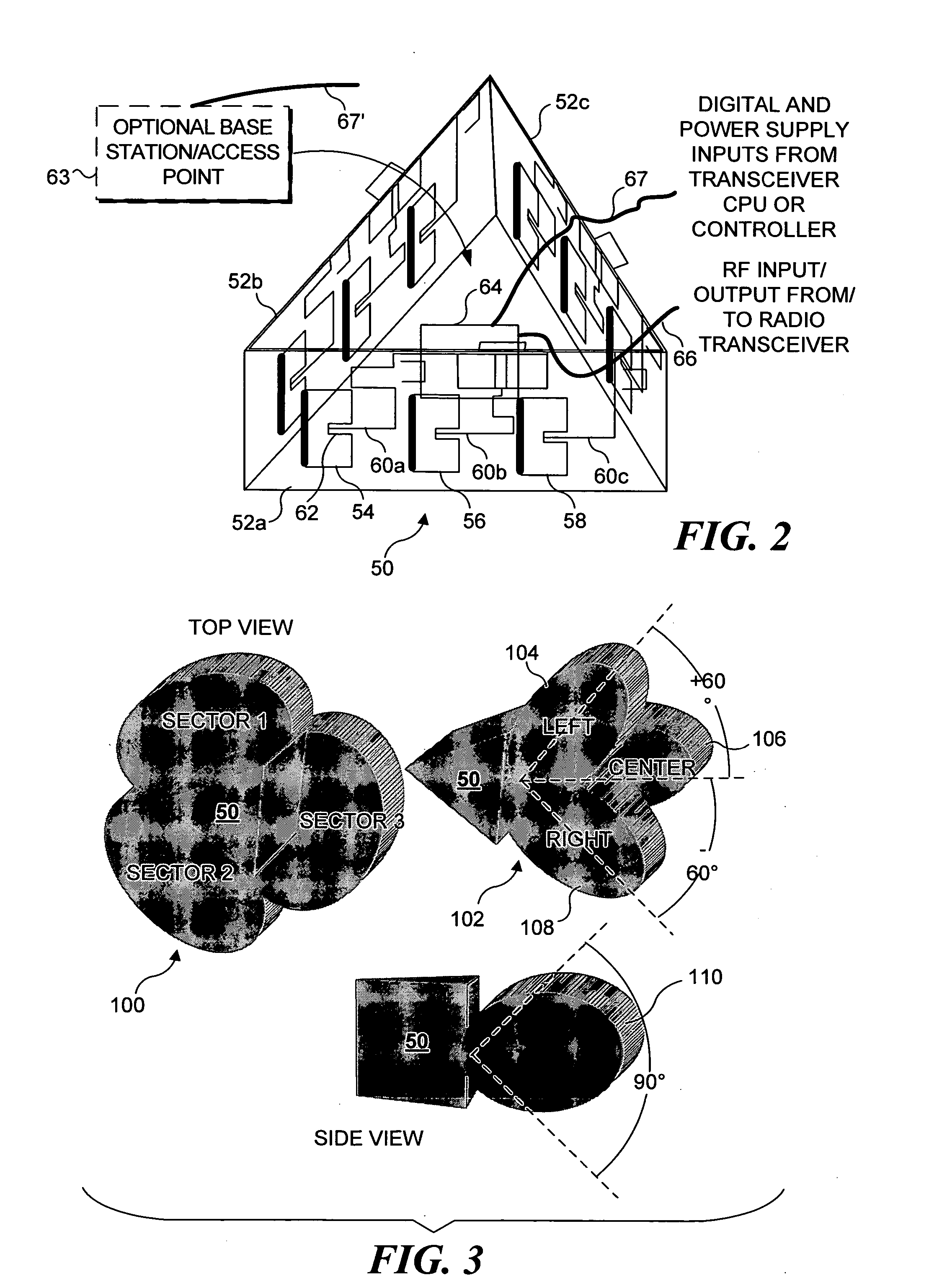 Electronically steerable sector antenna