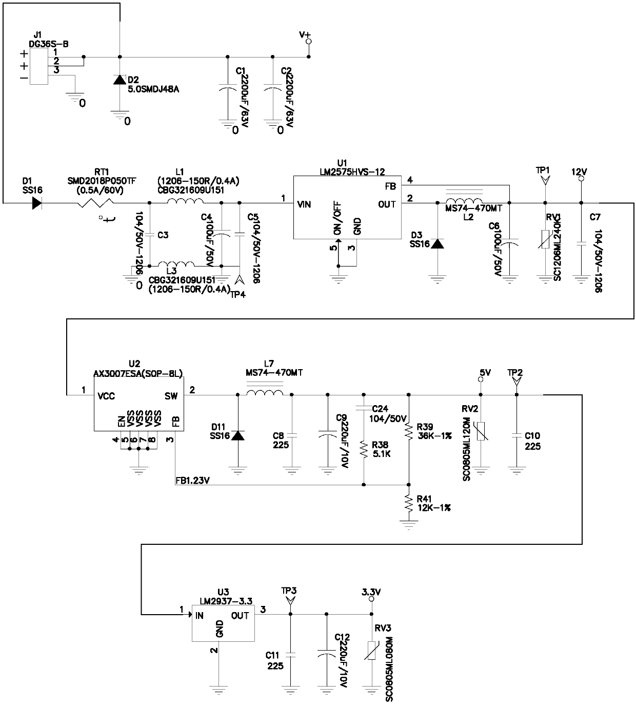 Control assembly of emergency lighting centralized power supplies