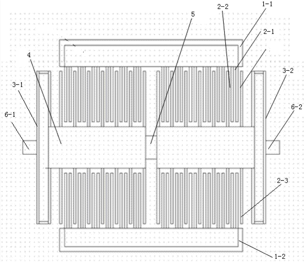 Interdigital capacitor accelerometer with uniaxial folding spring beams