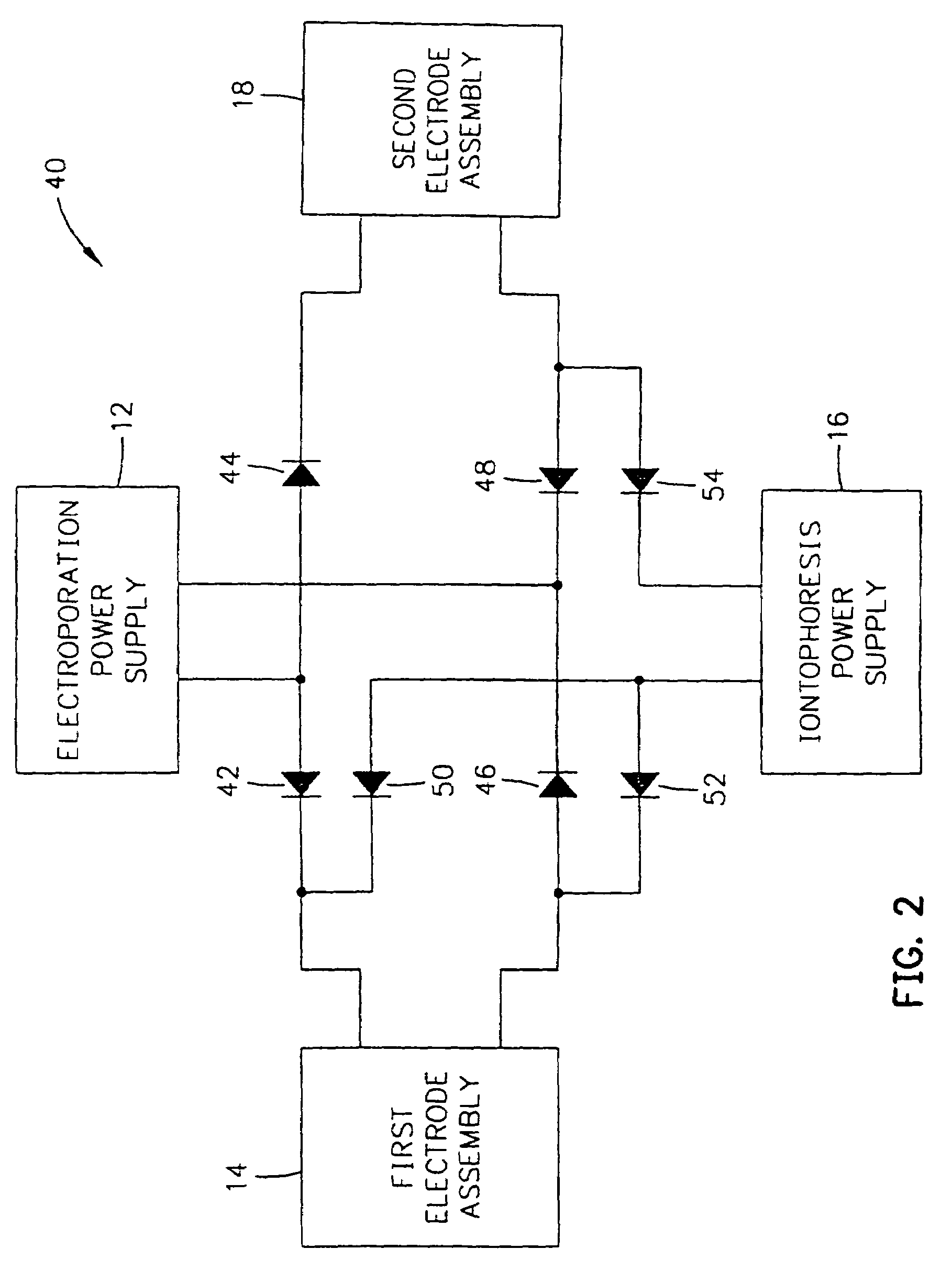 Electrode apparatus and method for the delivery of drugs and genes into tissue