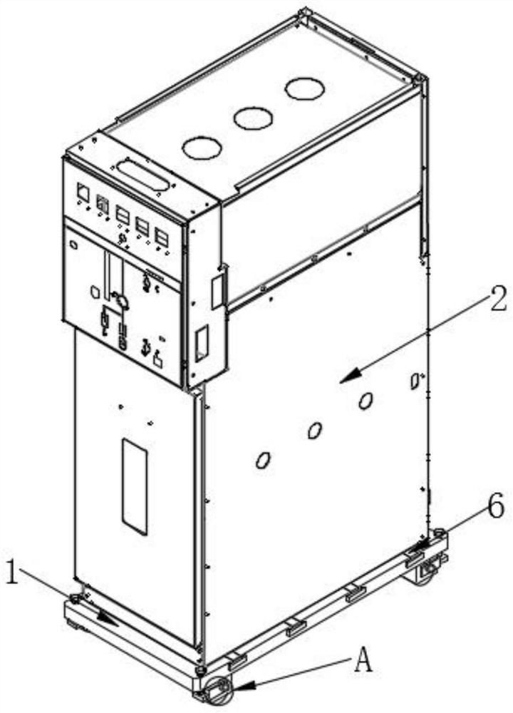 Combined sulfur hexafluoride inflatable ring net cabinet