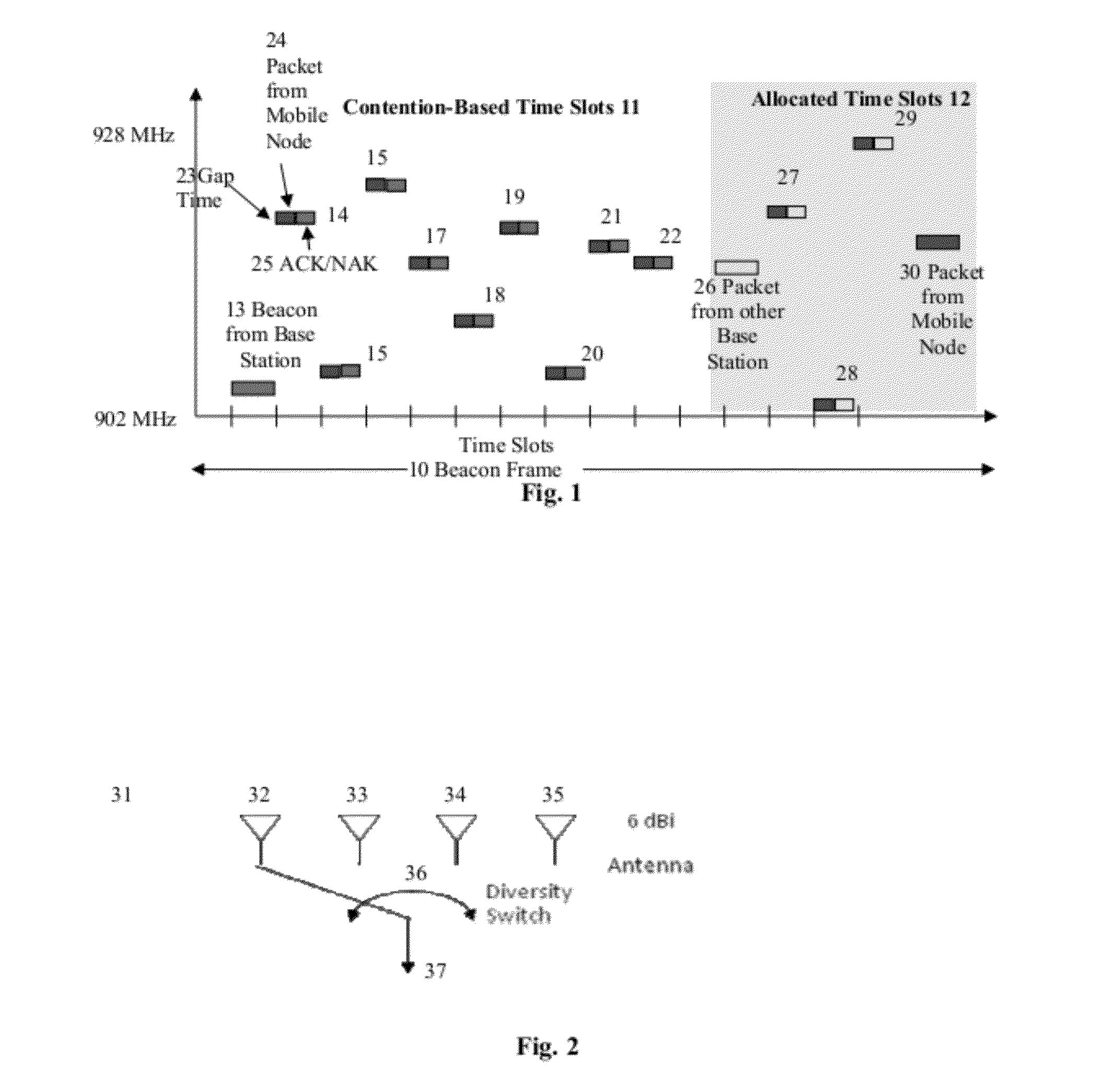 Method and apparatus for low cost, long range, power efficient, wireless system with enhanced functionality