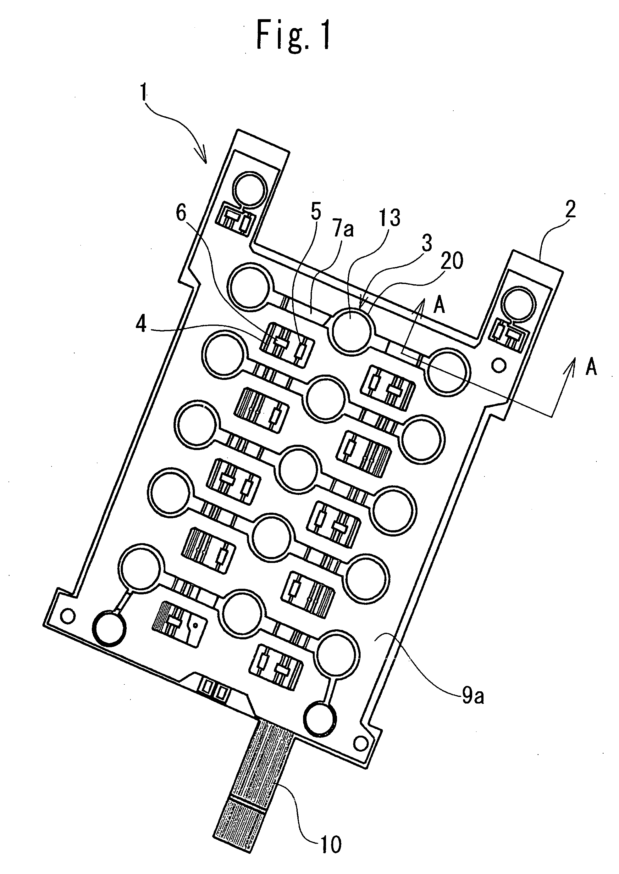 Keysheet module