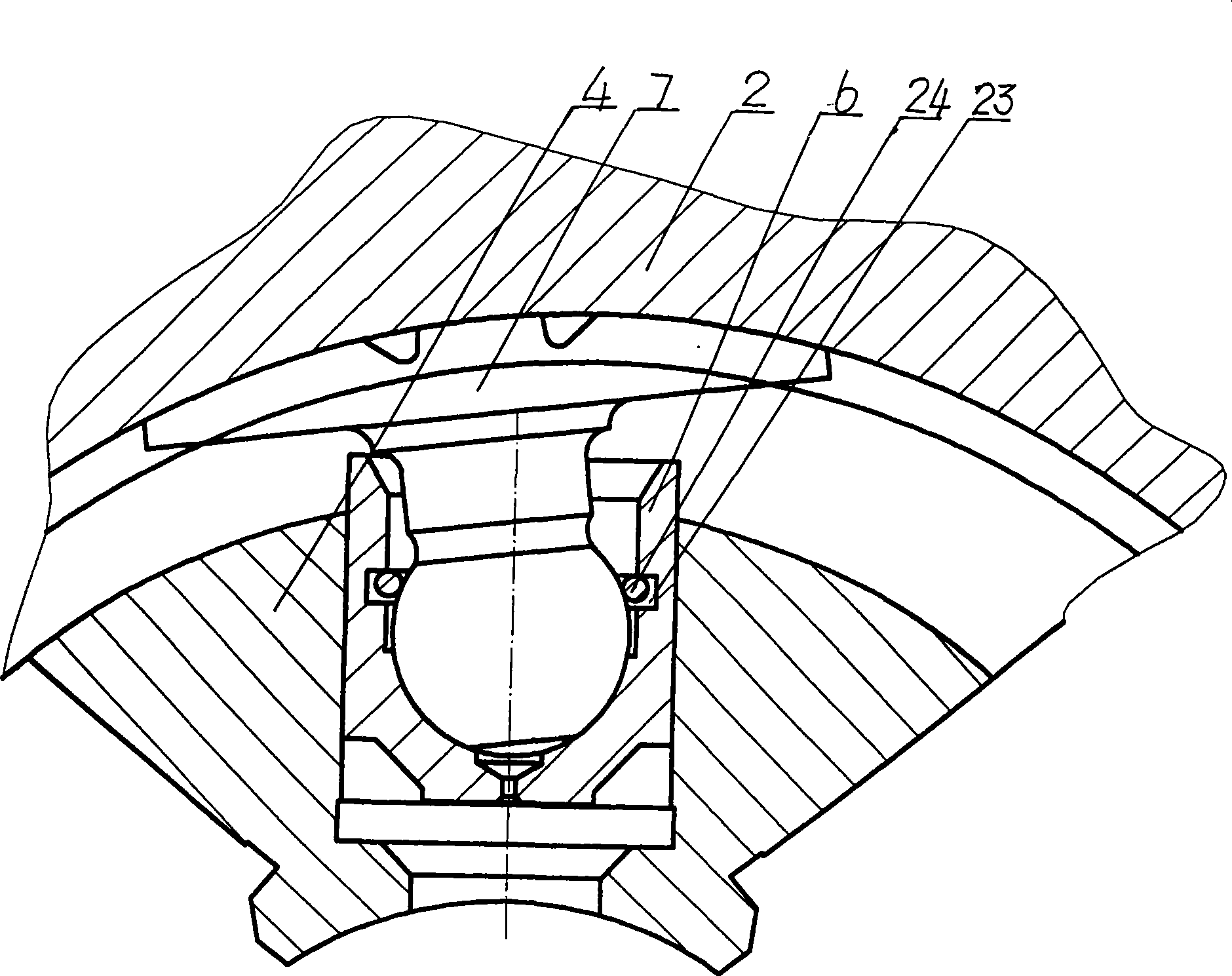 Constant pressure variable radial piston pump