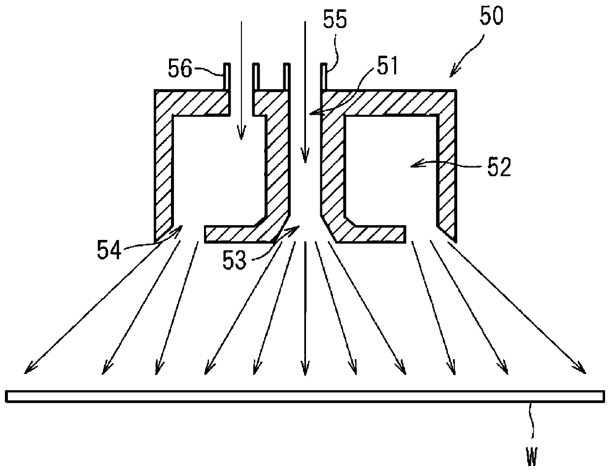 Substrate drying method and substrate drying device