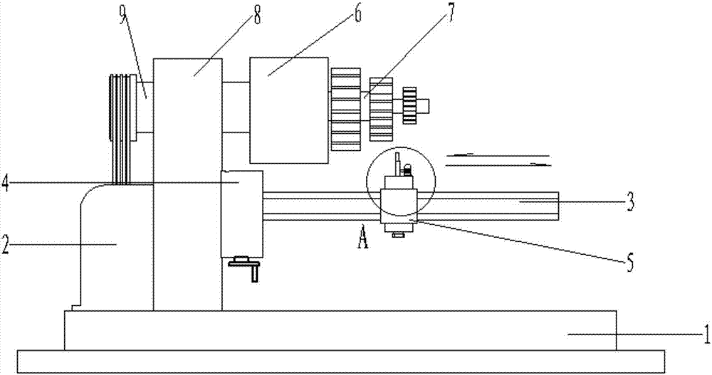 Coaxial gear detection device