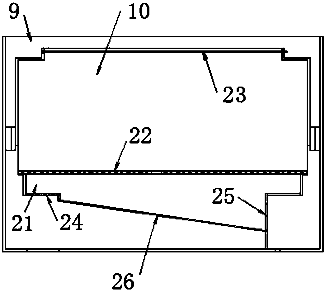 Soybean finished product screening device