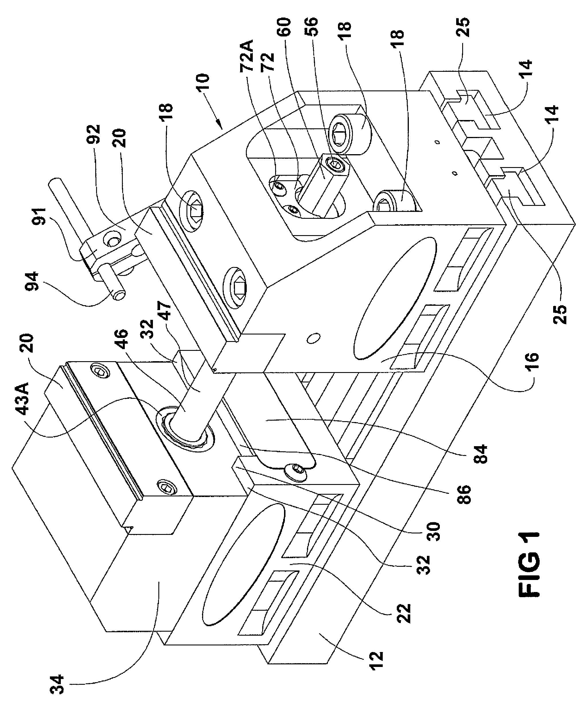 Five axis machine vise