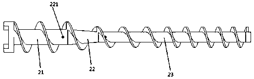 An extended conical lapping extrusion mechanism