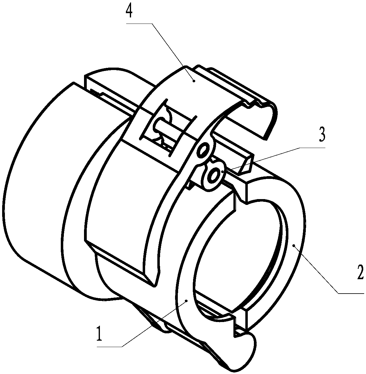 Potting positioning and clamping device of circular electric connector and use method of potting sealing and positioning device