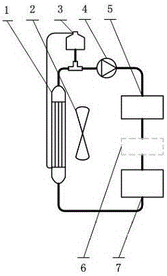 Whole vehicle heat management system of pure electric vehicle