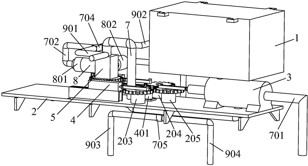 Upward-floating and steering integrated device for small submersible