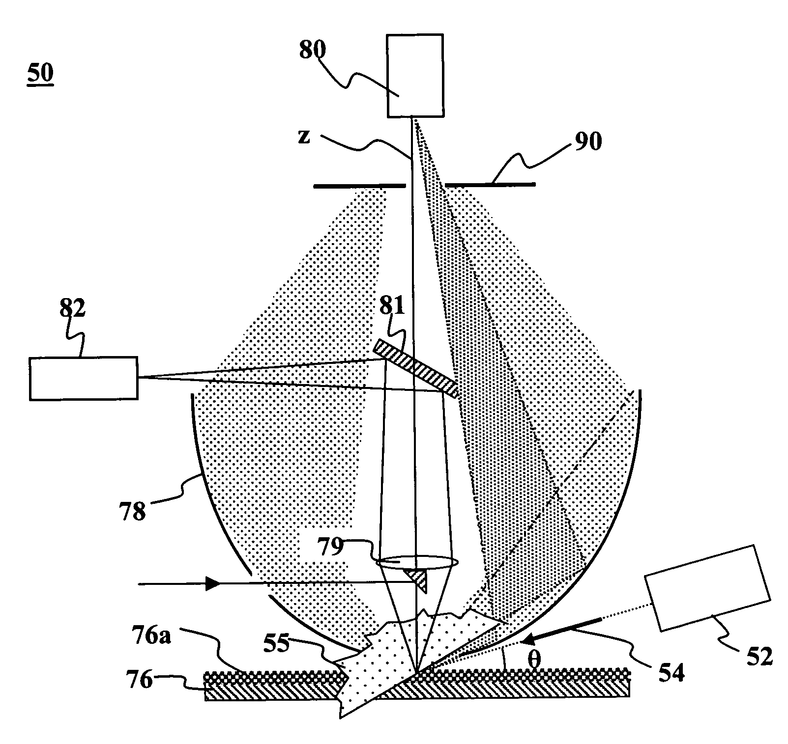 Spatial filter for sample inspection system