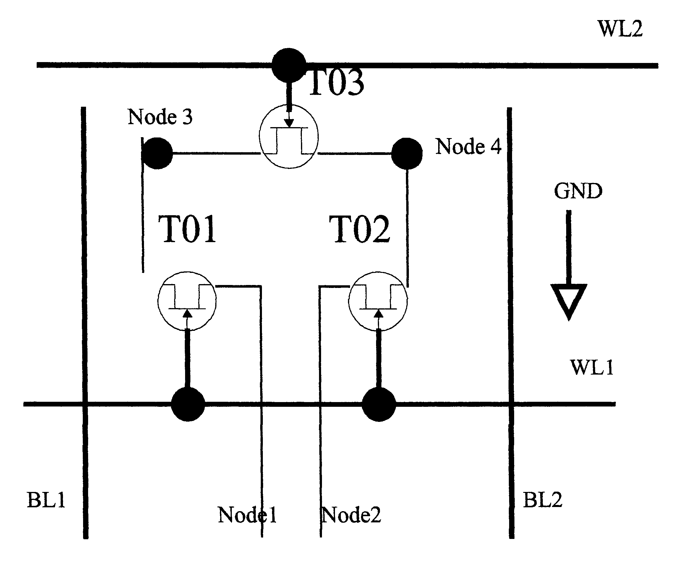 High bit density, high speed, via and metal programmable read only memory core cell architecture