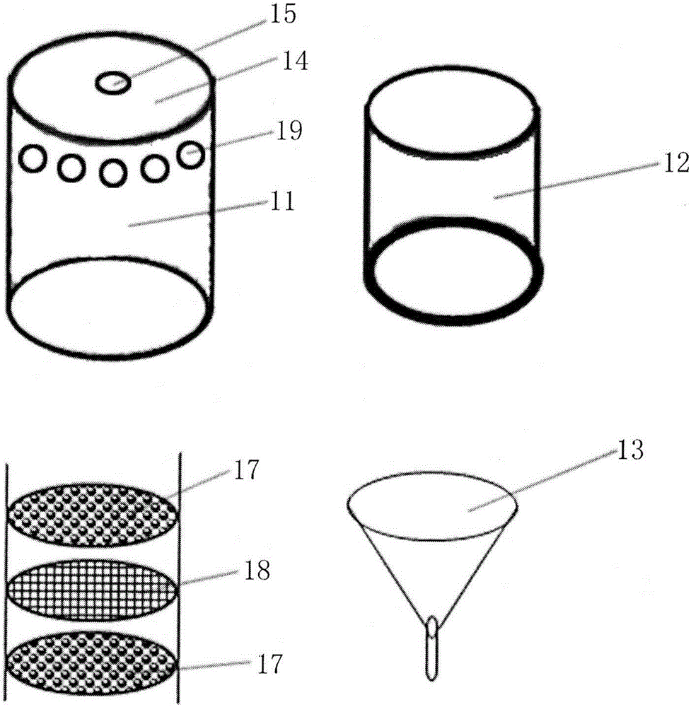 Combined soil animal separator